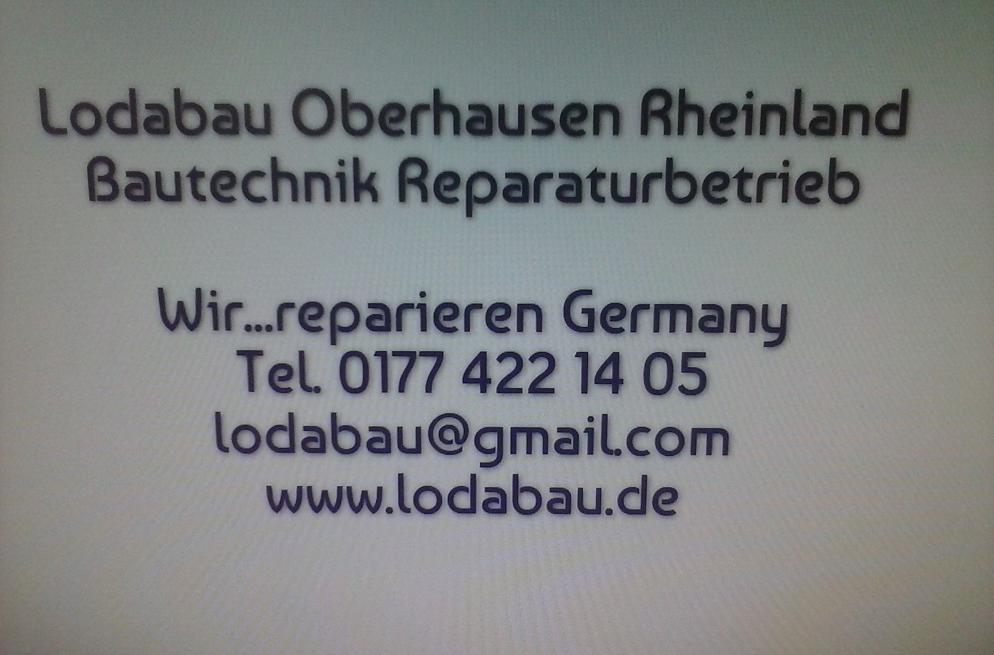 Lodabau Oberhausen Rheinland